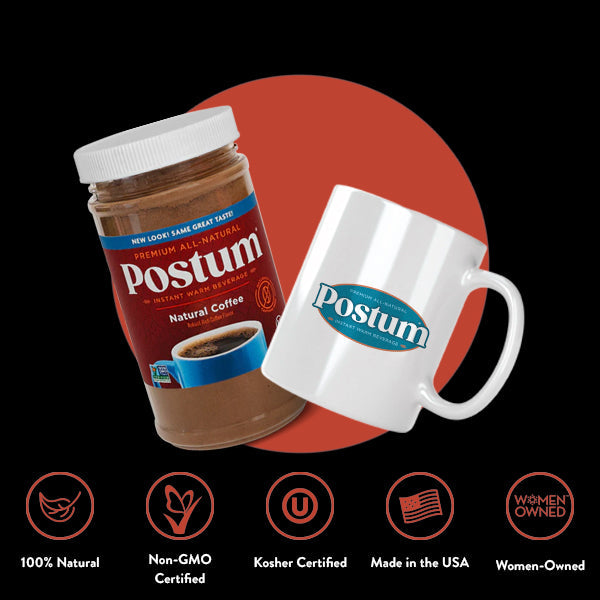 Postum Postum Natural Coffee | Rich, Healthy Coffee Alternative