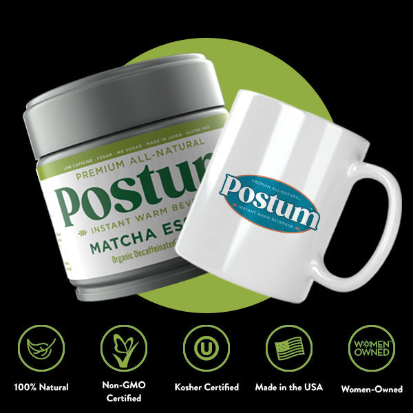 Postum Organic Matcha Powder | Postum Matcha Essence Jar