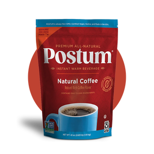 Postum Labels Postum | Natural Caffeine-Free Coffee Alternative Since 1895