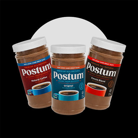 Postum Labels Postum | Natural Caffeine-Free Coffee Alternative Since 1895